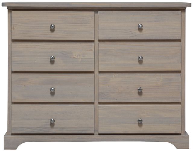 Mako Wood Furniture Youth Brown 8-Drawer Dresser-0