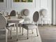 Universal Explore Home™ Love. Joy. Bliss. Miranda Kerr Home Alabaster/Diamond Velvet Pearl Oval Side Chair-1