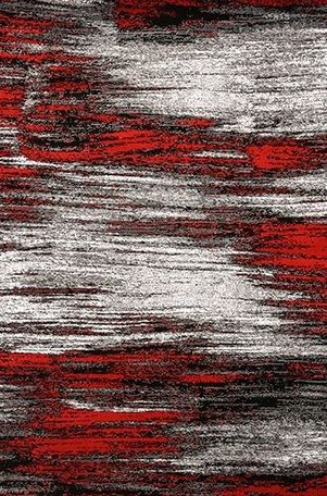 Furniture of America® Sivas Gray/Red Medium Area Rug-0