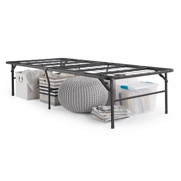 Malouf® Structures™ 18" Highrise HD Twin Bed Frame-1