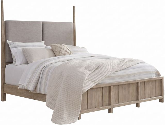 Liberty Furniture Proximity Place 4-Piece Barley/Barley Buff King Poster Bedroom Set-1