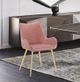 Armen Living Avery Gold/Pink Dining Room Chair-4