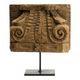 A & B Home Brown Decorative Pillar Base-1