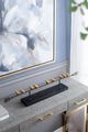 A & B Home Black/Gold Chirp Rod Accent-4