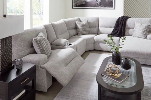 6pc. Pwr. Reclining Sectional w/ Chaise-4