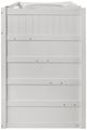Elements International Sami White Youth Twin Over Twin Step Bunk Bed with Left Headboard-2