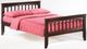Night & Day Furniture™ Sasparilla Dark Chocolate Twin Bed-0