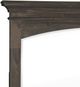 Mazin Furniture Motsinger Wire-Brushed Rustic Brown Mirror-2