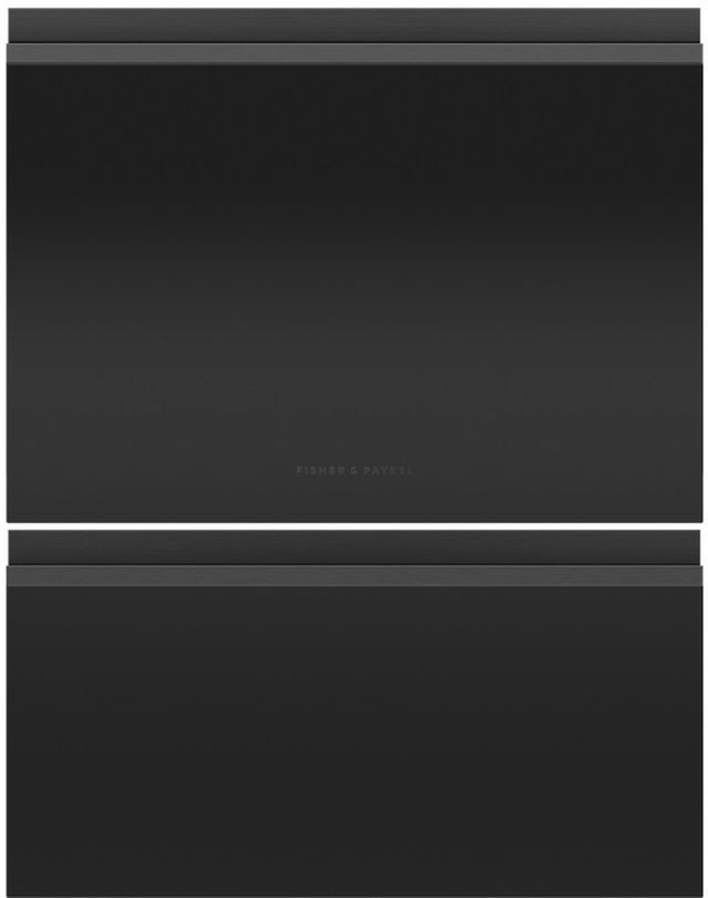 Fisher & Paykel DishDrawer™ 24" Matte Black Glass Dishwasher Door Panel-0