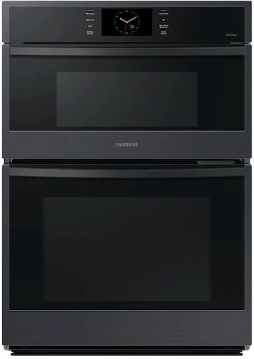 Samsung 30" Matte Black Oven/Microwave Combination Electric Wall Oven-0