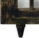 Harp & Finial® Rourke Antique Mirror/Matte Black Sideboard-2