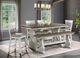 Intercon Drake French Oak/Rustic Gray Slat Back Counter Stool-1