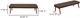 Moe's Home Collection Arlo Deep Brown Bench-2