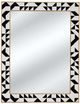Bassett Mirror Macari Black/White Wall Mirror-0
