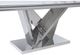 Furniture of America® Valdevers 7-Piece Gray Dining Table Set with Chrome Base-1