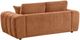 Coaster® Burnett Burnt Orange Chenille Upholstered Wide Arm Loveseat-4