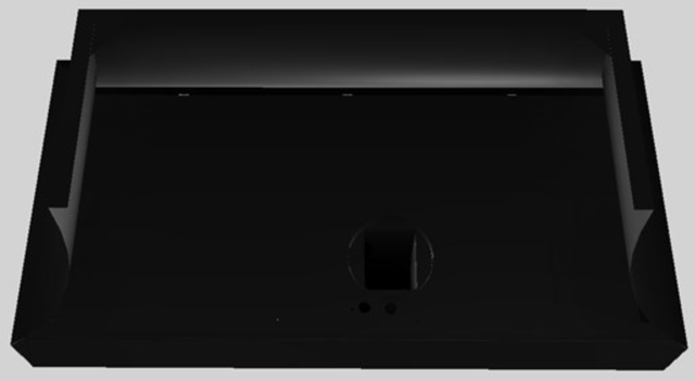 Vent-A-Hood® Designer Series 48" Black Wall Mounted Range Hood-2