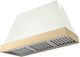 AGA Euclid 48" White Wall Mounted Range Hood  with Polished Brass Trim-0