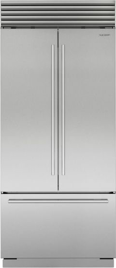 Sub-Zero® Classic Series 36 in. 20.5 Cu. Ft. Stainless Steel Built In French Door Refrigerator