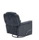 Man Wah Slate Blue Swivel Glider Recliner-4