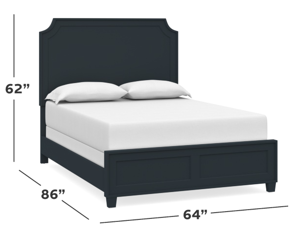 Bassett® Furniture Ventura Harbor Blue Queen Panel Bed-1