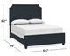 Bassett® Furniture Ventura Harbor Blue Queen Panel Bed-1