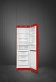 Smeg 50's Style 24'' 11.7 Cu. Ft. Red Bottom Freezer Refrigerator-1