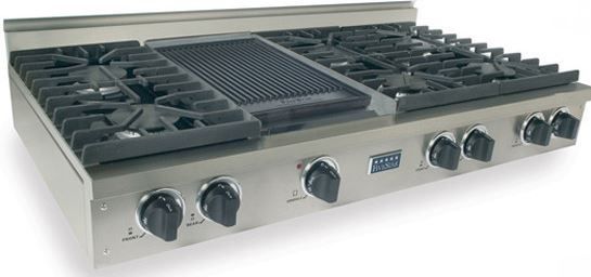 FiveStar 48" Stainless Steel Gas Cooktop-1