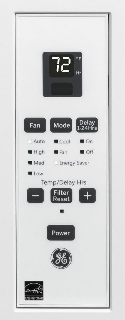 GE® 6000 BTU's Light Cool Gray Window Mount Air Conditioner-1