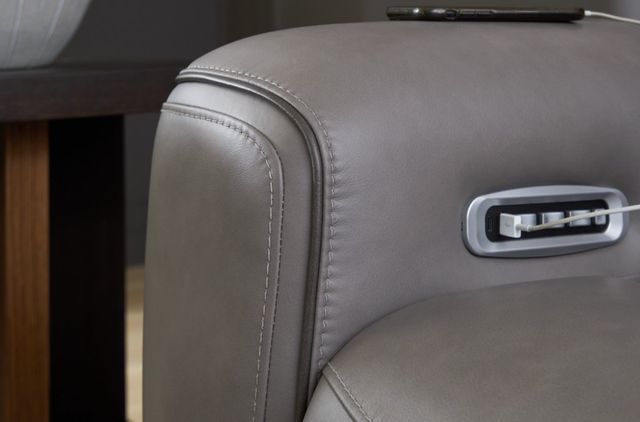 Signature Design by Ashley® Coin Power Reclining Sofa with Adjustable Headrest-4