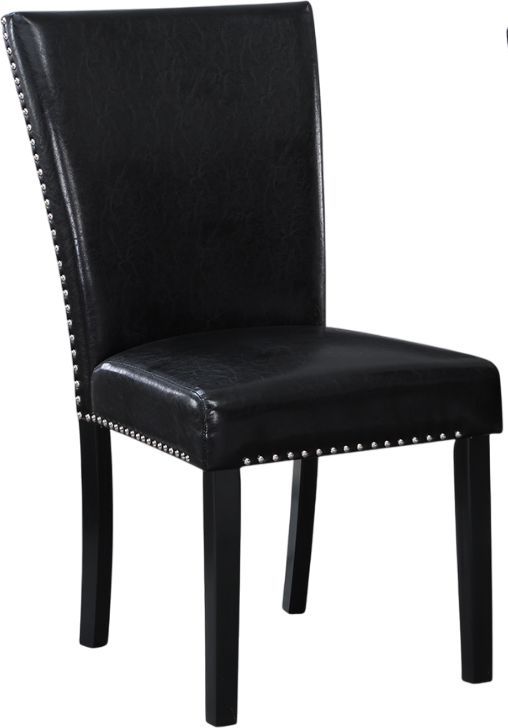 Crown Mark Tanner Black Side Chair-0