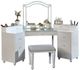 Furniture of America® Tracie 3-Piece Luminous White Vanity Set-0