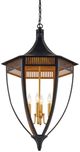Currey & Company Bunny Williams Gold/Satin Black Wycombe Lantern-2