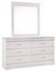 Signature Design by Ashley® Anarasia 3-Piece White Twin Sleigh Headboard Bedroom Set-2
