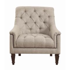 Coaster® Avonlea Grey/Brown Upholstered Chair