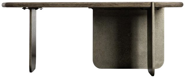Bernhardt Melba Bernhardt Living Puma Side Table with Graphite Base-4