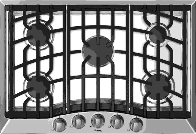 Viking® 36" Stainless Steel Natural Gas Cooktop