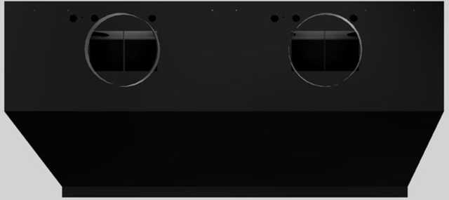 Vent-A-Hood® 48" Wall Mounted Range Hood-Black-1