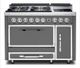 Viking® Tuscany 48" Damascus Gray Dual Fuel Pro Style Dual Fuel Range-0