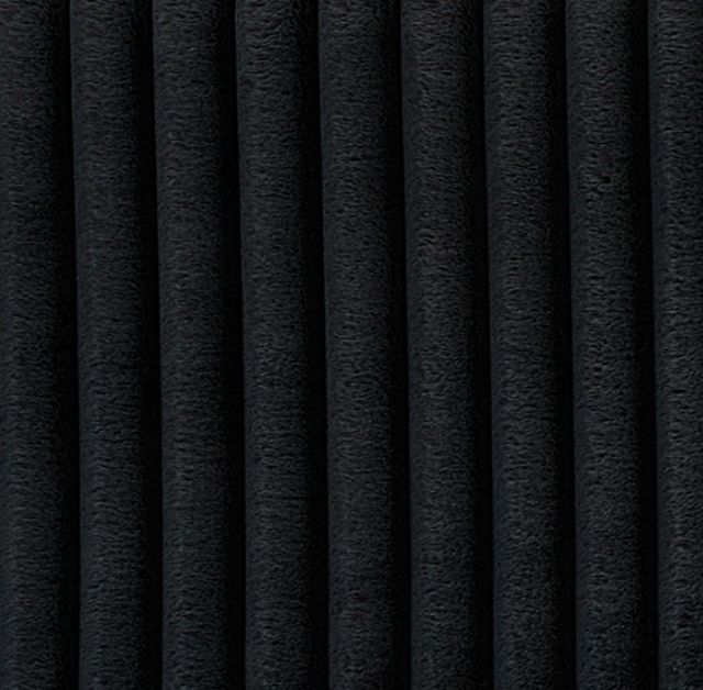 Hughes Furniture® 13500 Mondo Black Ottoman-1