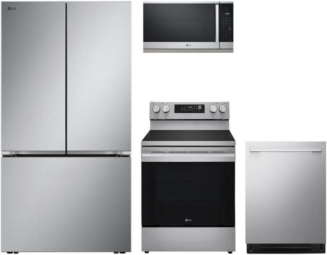 LG 4 Piece Stainless Steel Electric Kitchen Package-0