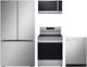 LG 4 Piece Stainless Steel Electric Kitchen Package-0