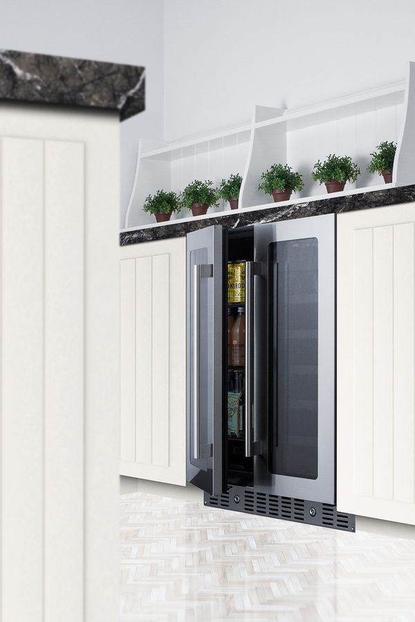 Summit® 4.6 Cu. Ft. Stainless Steel Wine Cooler-4