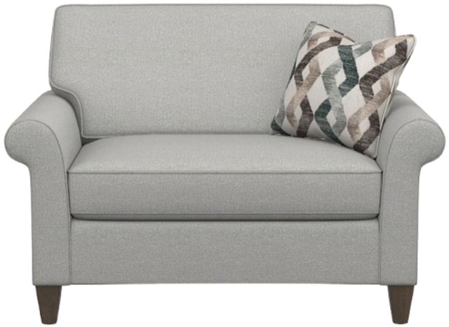 Flexsteel® Westside Silver Glacier Chair and a Half-1