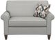 Flexsteel® Westside Silver Glacier Chair and a Half-1