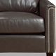 Campio Furniture Legacy Leather Richland Black Sofa-1
