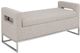 Olliix by Madison Park Grey Crawford Storage Bench-1