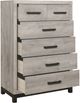 Homelegance® Zephyr Gray/Light Gray Chest-2