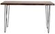 Jofran Inc. Nature's Edge Chestnut Console Table with Black Base-1