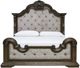 Signature Design by Ashley® Maylee Dark Brown Upholstered Queen Panel Bed-1